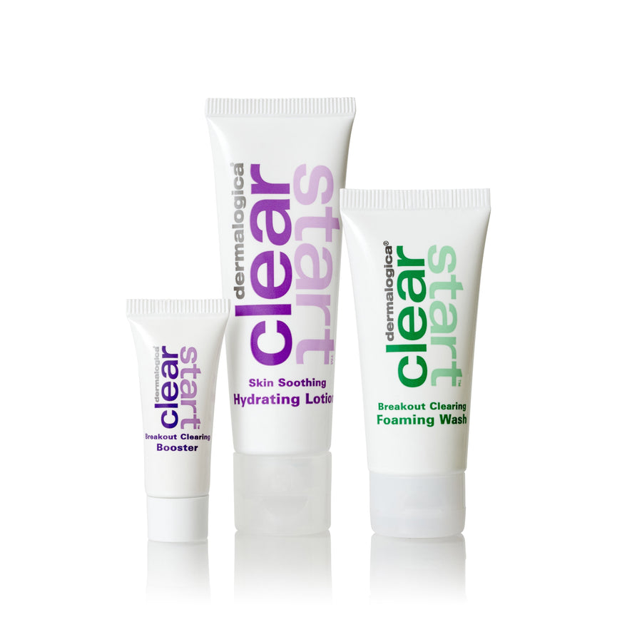dermalogica skin kits and sets each clear start breakout clearing minis